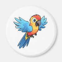 Cartoon parrot illustration