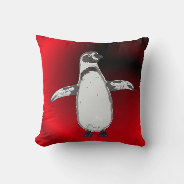 Cartoon Penguin Cushion (Front)