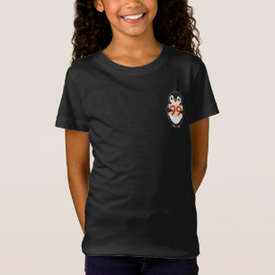 Cartoon Penguin Holding Number 99 T-Shirt
