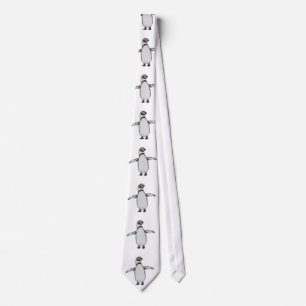 Cartoon Penguin Tie