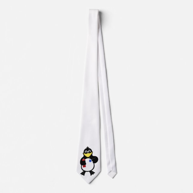 Cartoon penguin tie (Front)