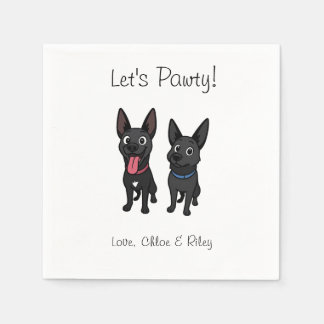 Cartoon Pet cocktail napkin