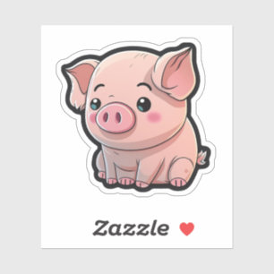 Cartoon pig illustration