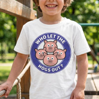 Cartoon Pig Joke - Who Let The Hogs Out -