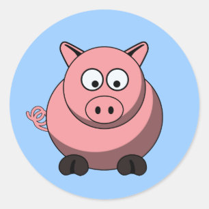 Cartoon Pig Sticker
