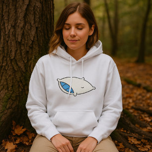 Cartoon Pillow with Giant Hoodie