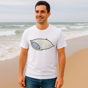 Cartoon Pillow with Giant T-Shirt