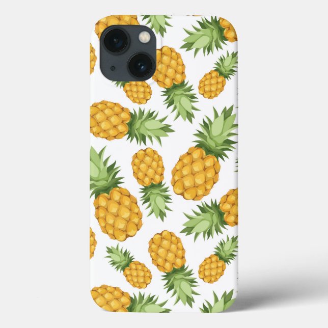 Cartoon Pineapple Pattern Case-Mate iPhone Case (Back)