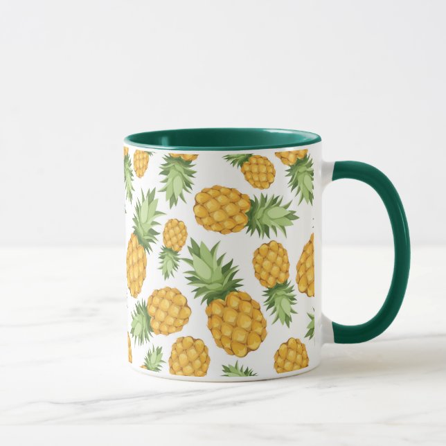 Cartoon Pineapple Pattern Mug (Right)