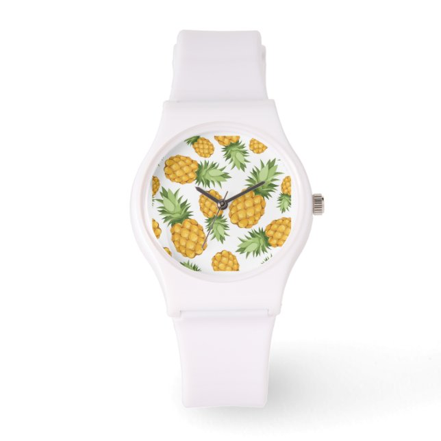 Cartoon Pineapple Pattern Watch (Front)