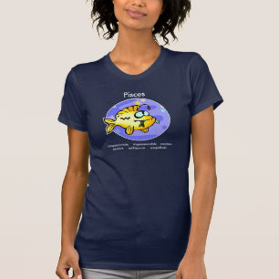 Cartoon Pisces Fish eating Fish T-Shirt
