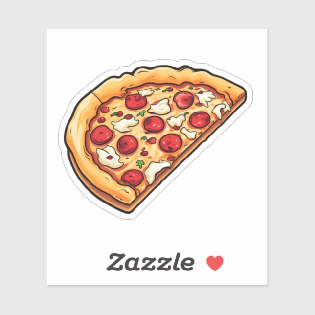 Cartoon pizza illustration (Sheet)