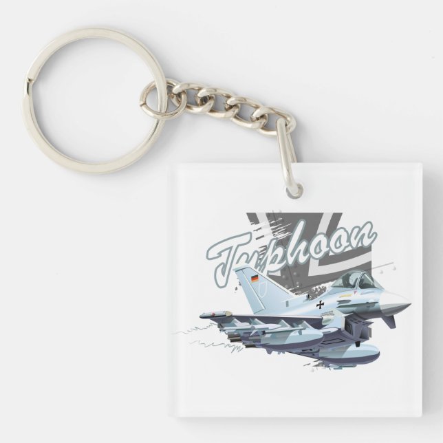 Cartoon plane key ring (Front)