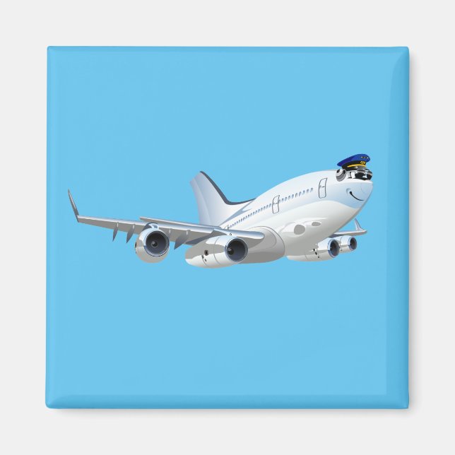 Cartoon plane magnet (Front)