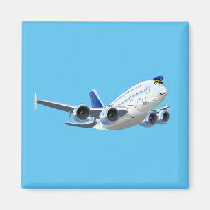 Cartoon plane magnet