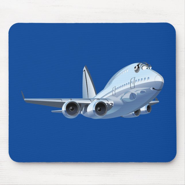 Cartoon plane mouse pad (Front)