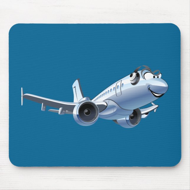 Cartoon plane mouse pad (Front)