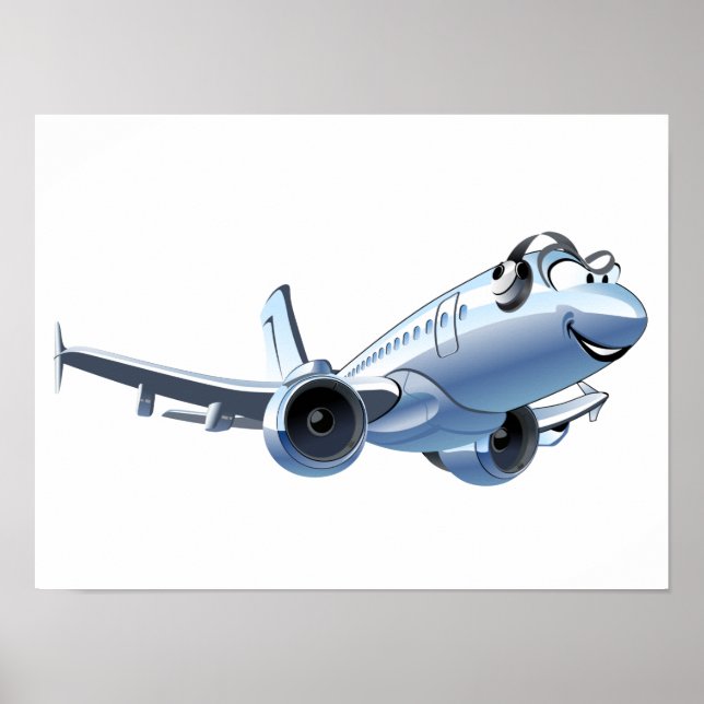 Cartoon plane poster (Front)