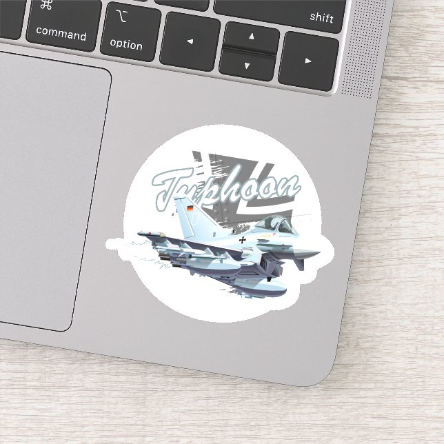 Cartoon plane sticker (Detail)
