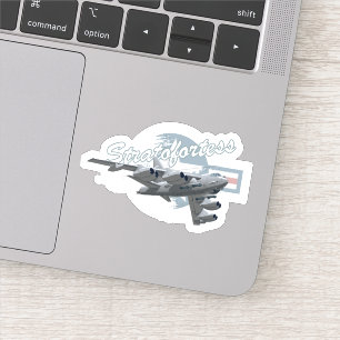 Cartoon plane sticker