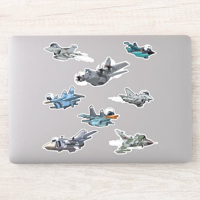 Cartoon plane sticker (Computer)