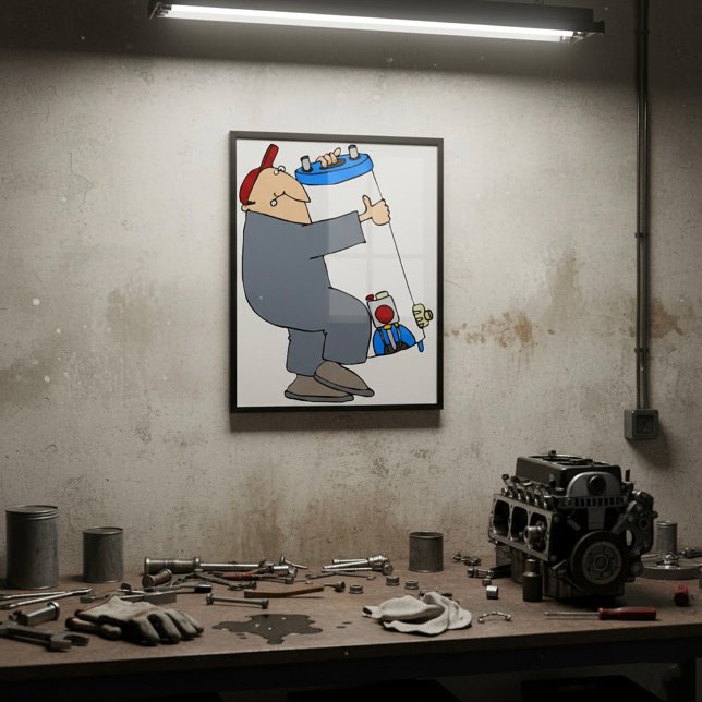 Cartoon Plumber Poster (Creator Uploaded)