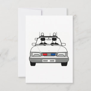 Cartoon Police Car