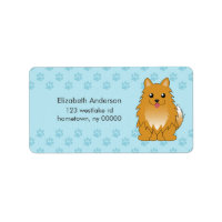 Cartoon Pomeranian Puppy