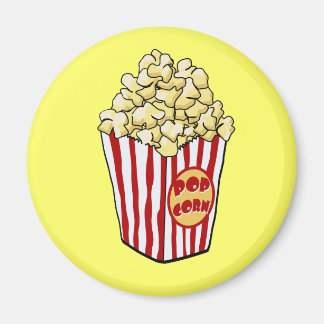 Cartoon Popcorn Bag Magnet