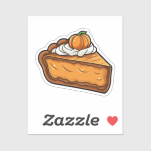 Cartoon pumpkin pie