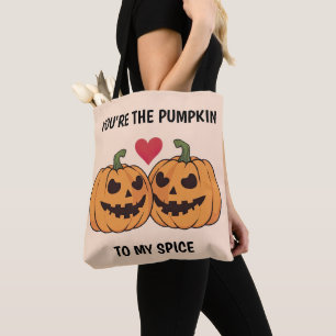 Cartoon Pumpkins Tote Bag