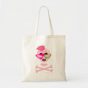 Cartoon Punky New Wave Skull Halloween  Tote Bag