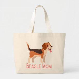 Cartoon Puppy Dog Mum Cute Beagle Tote Bag
