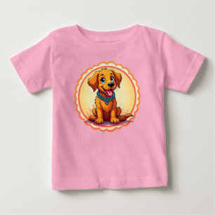 🌸 Cartoon Puppy Happy Cosy Baby Style 🌸 T-Shirt