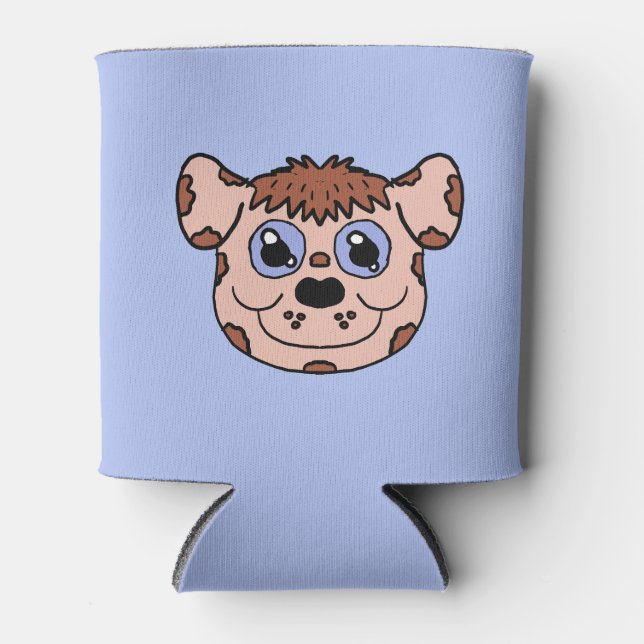 Cartoon Puppy head Can Cooler (Front)