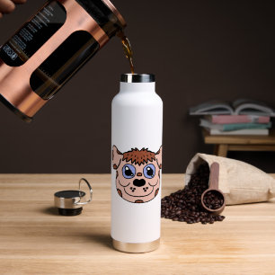 Cartoon Puppy head Water Bottle