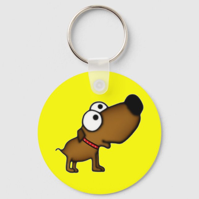 Cartoon Puppy Key Ring (Front)