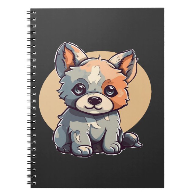 CARTOON PUPPY NOTEBOOK (Front)