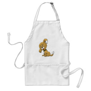 Cartoon Puppy Standard Apron