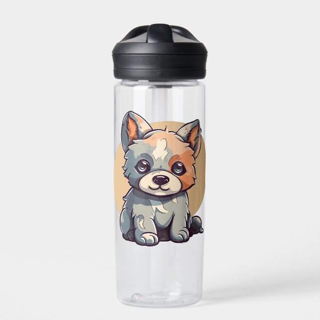 CARTOON PUPPY WATER BOTTLE (Front)