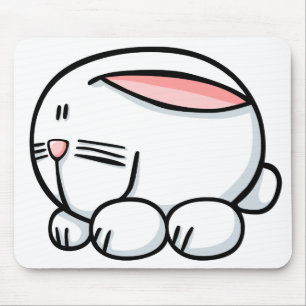 Cartoon Rabbit Mouse Pad