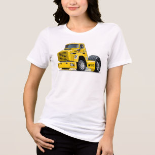 Cartoon Racing truck Tri-Blend Shirt