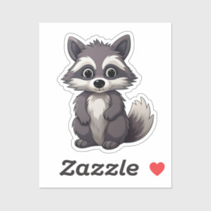 Cartoon racoon