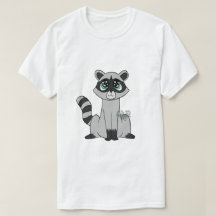 Cartoon Racoon T-Shirt