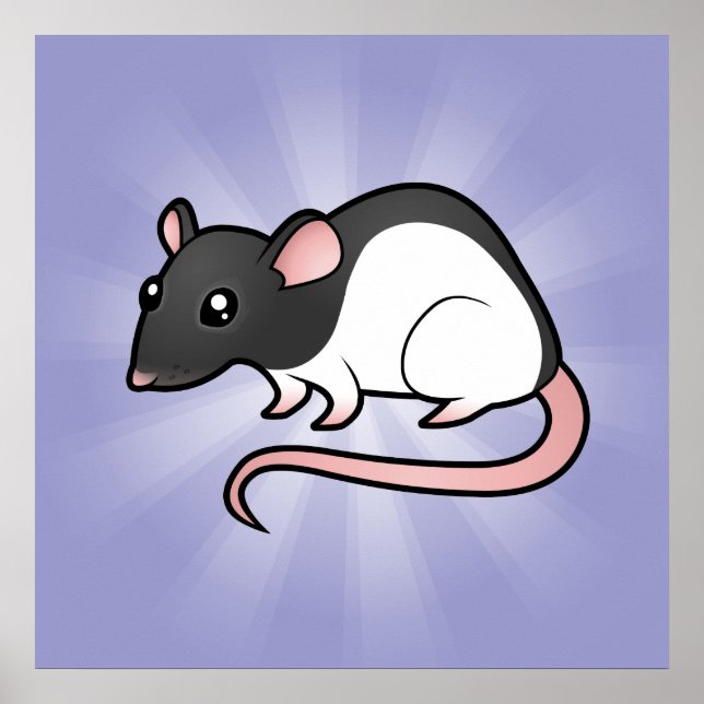 Cartoon Rat Poster (Front)