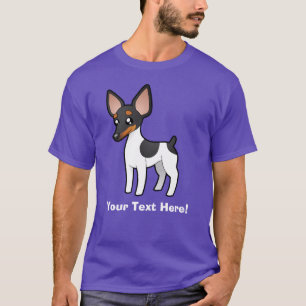 Cartoon Rat Terrier / Toy Fox Terrier T-Shirt