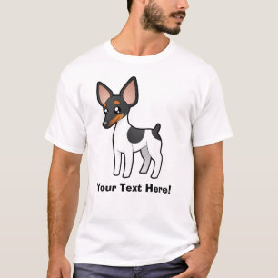 Cartoon Rat Terrier / Toy Fox Terrier T-Shirt