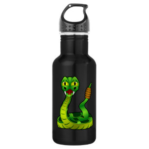 Cartoon Rattlesnake 532 Ml Water Bottle
