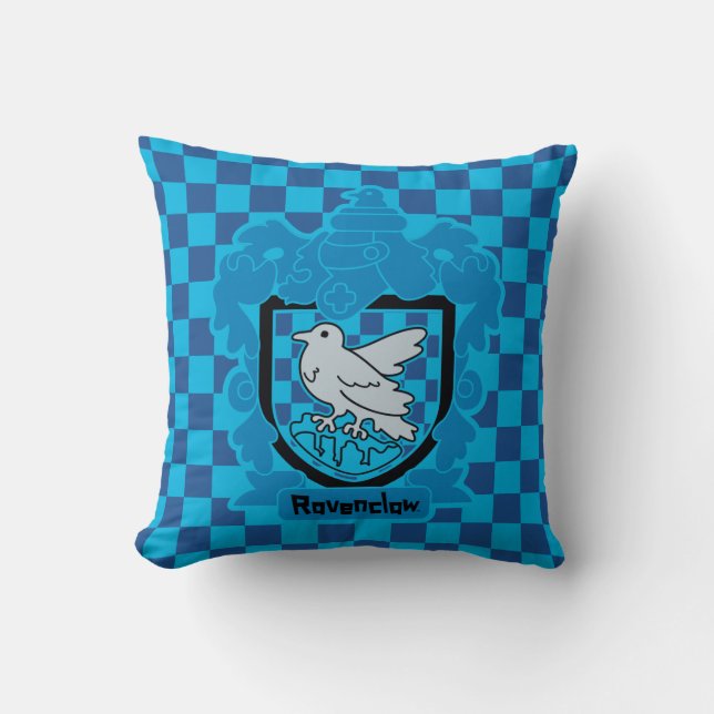Cartoon Ravenclaw Crest Cushion (Front)