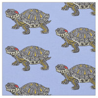 cartoon red-eared slider turtle